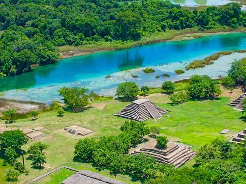 Paseo por México Zona Arqueológica El Lagartero en la La Trinitaria