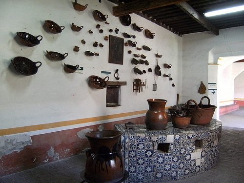 Paseo por México Detalle de Ex Convento Santa Monica en Puebla