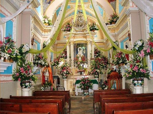 Paseo por Mexico Interior de Iglesia de Santiago Cuayantla en San Andrés Cholula